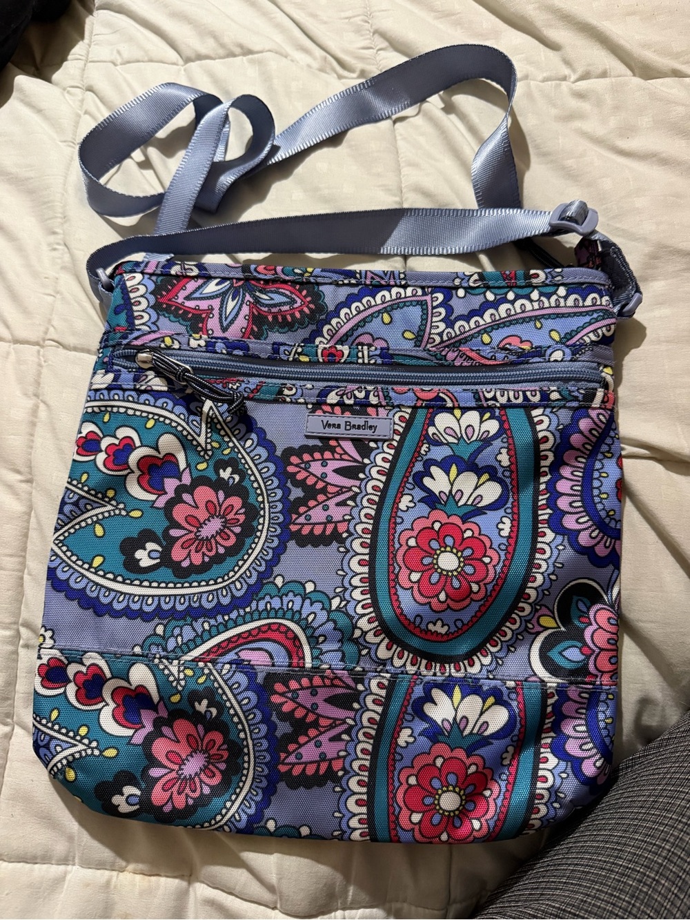 Brand new!Vera Bradley Lavender Paisley Crossbody Bag